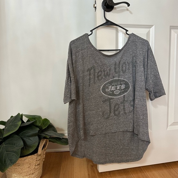 Junk Food Clothing Tops - Gray New York Jets T-Shirt